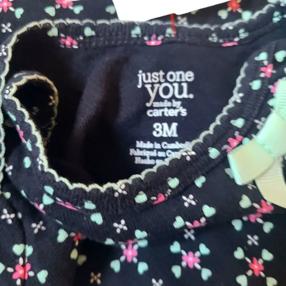 Carter's Just One You And Child Of‎ Mine Onesies Set Of Two Size 3-6 Mos NWOT